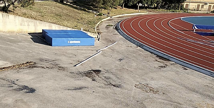 Ragusa e l'impianto di atletica leggera "Laura Guastella": vandali o maltempo?