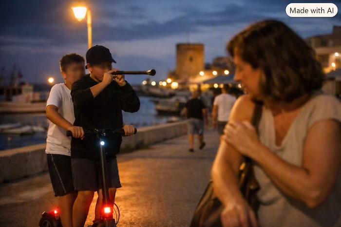 Pozzallo, ragazzini in monopattino colpiscono i passanti armati di cerbottana