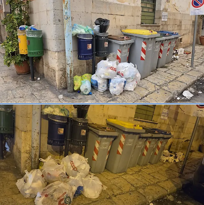 Ragusa, spazzatura a iosa in via Garibaldi all'angolo con corso Italia: residenti esasperatiL