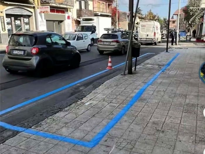 Mascalucia, strisce blu in "stand by"