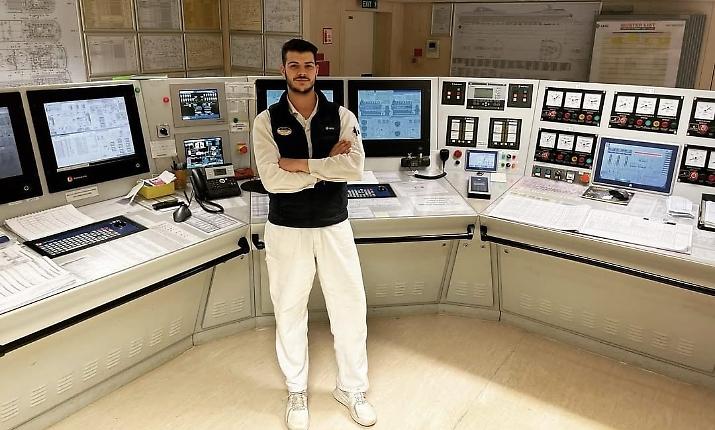 Vittoria, a ventisei anni primo ufficiale di macchina per Msc Crociere
