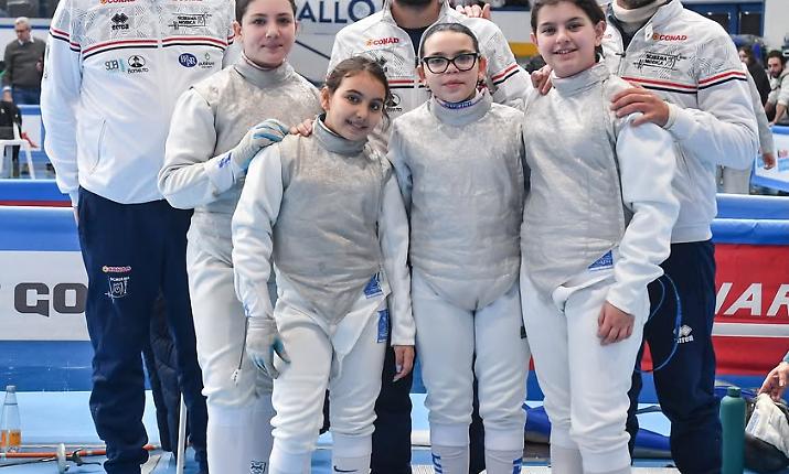 La Scherma Modica si conferma tra le migliori otto squadre d'Italia
